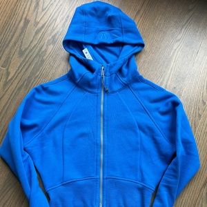 Lululemon full zip cropped scuba hoodie